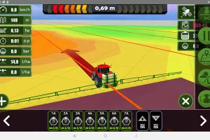 Automatické ovládanie striekania